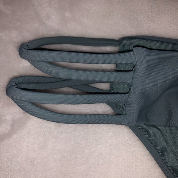 Tobi Blue Lace-Up Bikini Set - Picture 10 of 12